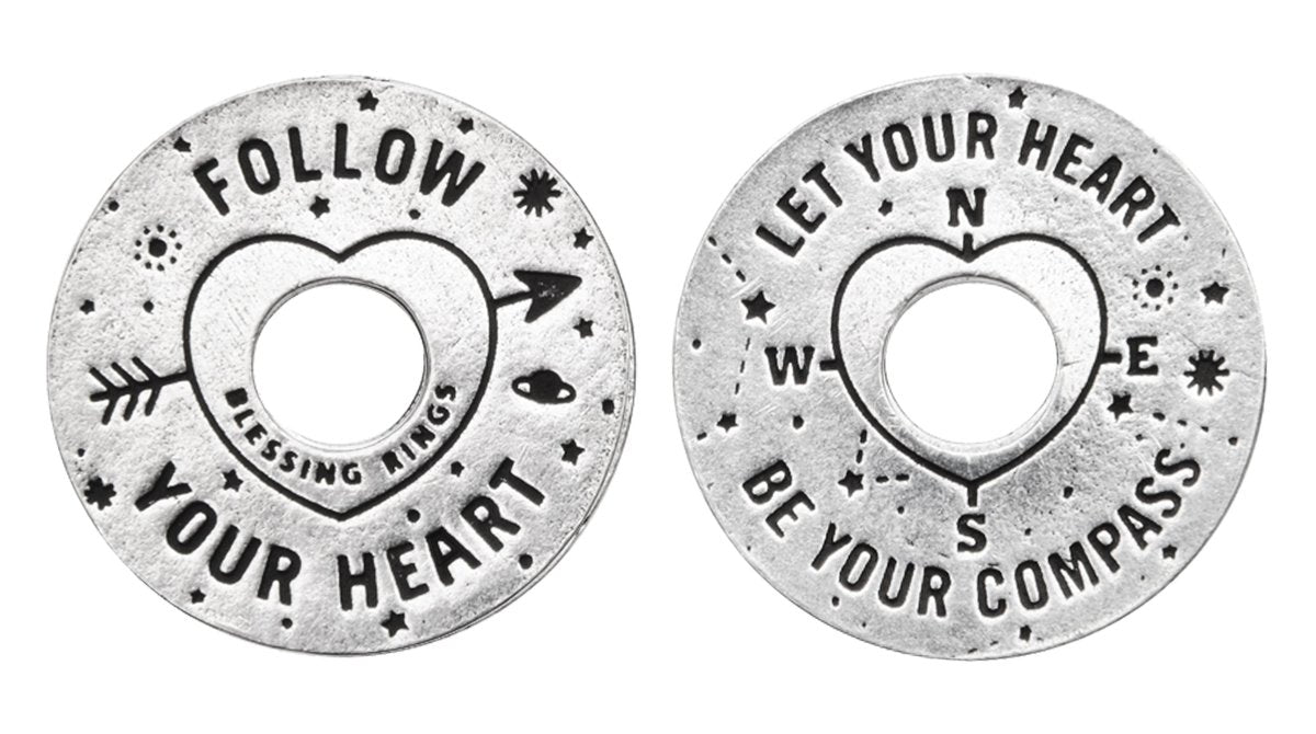 Follow Your Heart Blessing Ring