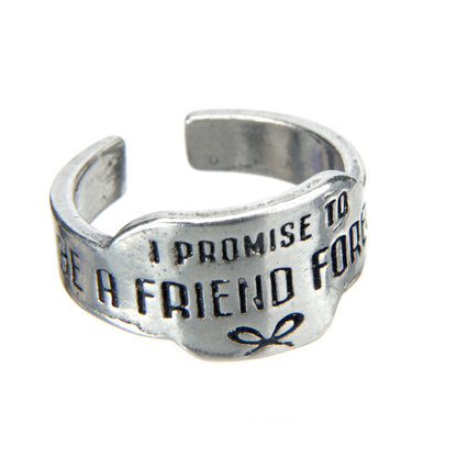 &quot;Be A Friend Forever&quot; Promise Ring