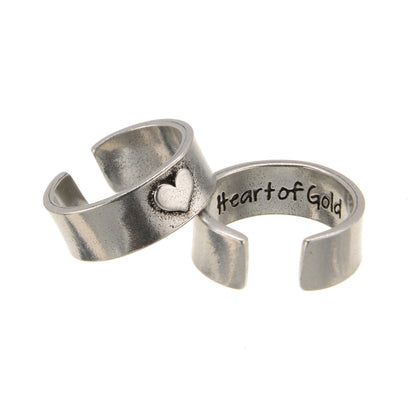 &quot;Heart of Gold&quot; HOG Heart Ring