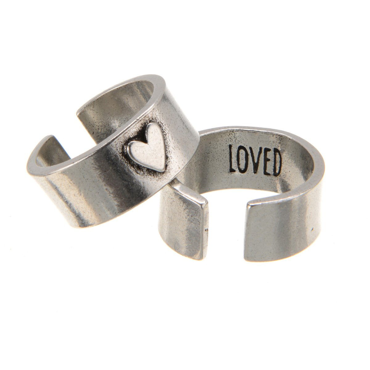 &quot;Loved Heart&quot; HOG Heart Ring